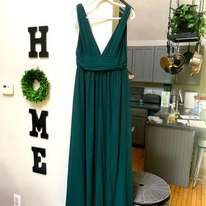 Lulus Heavenly Hues Hunter Green Maxi Dress
